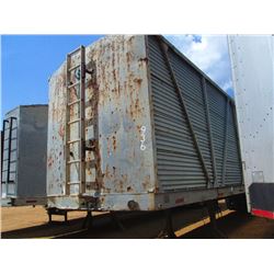 42' CHIP TRAILER, S/N 1P0198412, HALF GATE, OPEN TOP, 11R214.5 TIRES