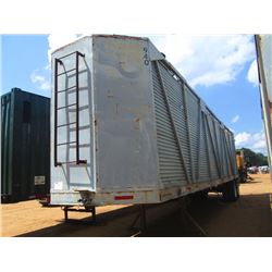 45' T/A CHIP TRAILER, S/N 1Z9CV4222VC030053, 11R24.5 TIRES, DISC WHEELS