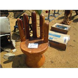 TEAK WOOD HAND CHAIR