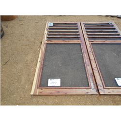 36" X 80" CEDAR SCREEN DOOR