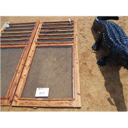 36" X 80" CEDAR SCREEN DOOR