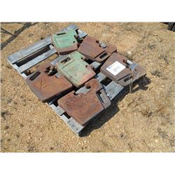 1 LOT (6) TRACTOR WEIGHT