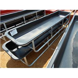 1 LOT (2) 10' FEED BUNK