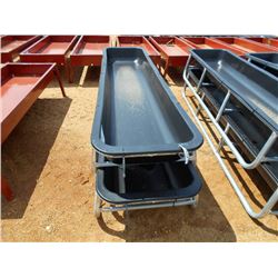 1 LOT (2) 10' FEED BUNK