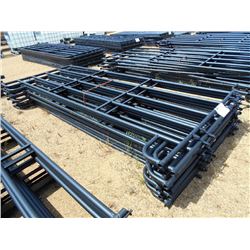 1 LOT (10) 12' CORRAL PANELS, 5 BAR