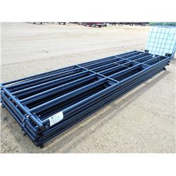 1 LOT (10) 16' GATES