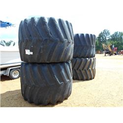 1 LOT (2) 76X50.00 B32 TIRES & RIMS