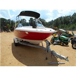 SEA RAY 200 BOAT MERCRUISER 5.0 INBOARD, OUTBOARD ENG, CANOPY, LOWRANCE SEA RAY GALV T/A TRAILER