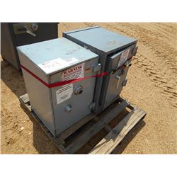 1 LOT (2) SAFES, DAYTON, S/N 14280, UNDERWRITERS LABORATORIES, S/N A178017