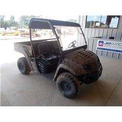 CUB CADET 4X4 ATV, S/N 1E166G40022, WINDSHIELD, CANOPY, DUMP BED, 3CYL CAT DIESEL, METER READING 432