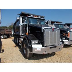 2005 KENWORTH T800 TRI-AXLE DUMP, S/N 1NKDXBTX951097846, 475HP CAR C15 ENG, 8LL TRANS, 46K REARS, 20