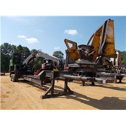 JOHN DEERE 437C LOG LOADER, S/N 169283, JOHN DEERE DIESEL, ECAB W/AIR, CSI 264 DELIMBER, MTD ON PITT