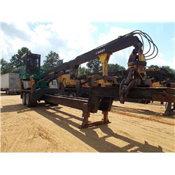 TIMBERJACK 330LL LOG LOADER, S/N 982399,PRENTICE GRAPPLE, ECAB W/AIR, MTD ON T/A PITTS TRAILER, S/N 