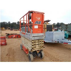 JLG 2630 ES SCISSOR LIFT, S/N 0200151500, 800# CAP, METER READING 404 HOURS