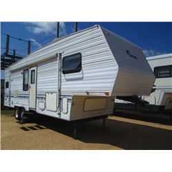 1999 SALEM GOOSENECK TRAVEL TRAILER, S/N 4X4FSMC29XC002910, ONE SLIDE OUT