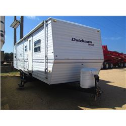 2002 DUTCHMEN SPORT T/A TRAVEL TRAILER, S/N 47CTD0P292G505973, SLIDE OUT, 31'