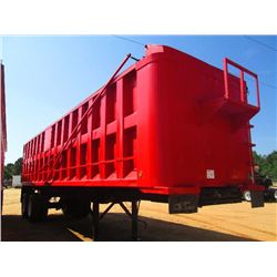 1985 32' DUMP TRAILER, S/N 1R9D3220XF0011178, TARP, 11R22.5 TIRES