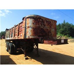 FONTAINE 20' T/A DUMP TRAILER, S/N 1146, 10.00-20 TIRES
