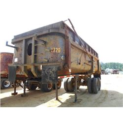 20' T/A DUMP TRAILER, S/N 387726