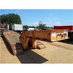 2000 WALLACE DLBT50-3 TRI-AXLE LOWBOY TRAILER, S/N 1W9LJ493XYV329207, DETACHABLE, NGB, 102" WIDTH, 2