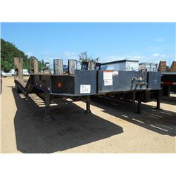 2006 PITTS LD 50-38 50 TON TRI-AXLE LOWBOY TRAILER, S/N 5JYLB50326P061608, 8' 4" TOP LOAD DECK, 6' M