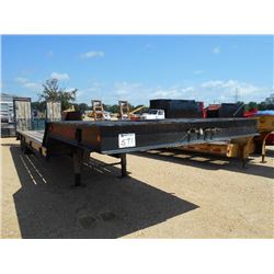 PRO TECH 35 TON T/A LOWBOY TRAILER, S/N TR001, 8' 6" WIDE, 8' MOTOR GRADER RAMP, 24' 6" LOAD DECK, H