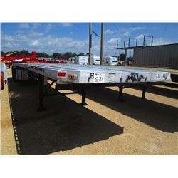 1997 BENSON 48' ALUMINUM T/A FLATBED TRAILER, S/N F1NUFT28Z9VMA0160, SPREAD AXLE, AIR RIDES, 11R24.5