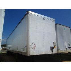2001 UTILITY CS2DC T/A VAN TRAILER, S/N 1UYV525301C473347, 53' LENGTH, LANDING GEAR, 295/75R22.5 TIR