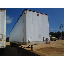 1995 GREAT DANE 7311TLR48 T/A 48' VAN TRAILER, S/N 1GRAA962355072001, LANDING GEAR, 295/75R22.5 TIRE