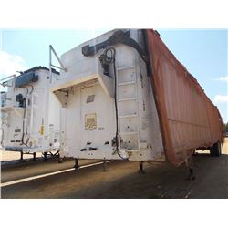 1998 EAST 48' T/A ALUMINUM WALKING FLOOR TRAILER, S/N 1E1U1Y284WRA24294, NO HYD CONNECTION, OPEN TOP