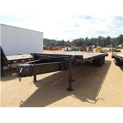 1999 8' X 29' T/A UTILITY TRAILER, S/N 4MN0P2920X1003706, 5' DOVETAIL, FOLD UP RAMP, DUAL TIRES, ST2