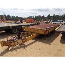 8'X16' T/A TAG TRAILER, AIR TILT BED, 7.50-15 TIRES
