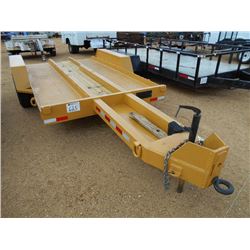 TOTEM ALL 78" X 12' T/A EQUIPMENT TRAILER, LT235/85R16 TIRES