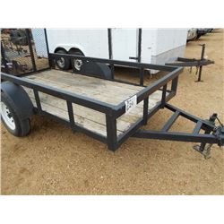 10' T/A UTLITY TRAILER, REAR GATE