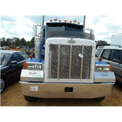 1997 PETERBILT 378 T/A TRUCK TRACTOR, S/N 1XPFDB9X0VN434907, CAT DIESEL ENG, 10 SPD TRANS, 40K REARS