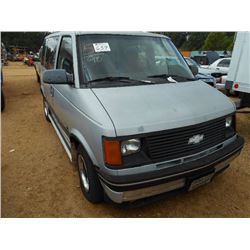 1990 CHEVROLET ASTRO VAN, S/N 1GNDM15Z8LB208971, GAS ENG, A/T, ODOMETER READING 24,657 MILES