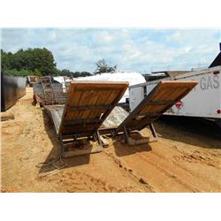 93" X 19' 6" TRUCK BED, 54" DOVETAIL & HYD RAMPS