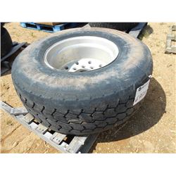 425/65R22.5 TIRE W/ ALUMINUM RIM