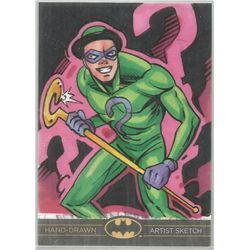 Riddler from Batman – Artist Sketch Card (One of a Kind!!!)