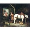 Image 1 : George Morland (British 1763-1804) The Conversation Signed G. Morland and dated...