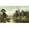 Image 1 : Frederick William Hayes (British 1848-1918) An Evening on the Severn Signed F.W...