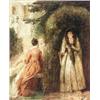 Image 1 : William Powell Frith (British 1819-1909) Eavesdropping Signed WPF l.l.; also in...
