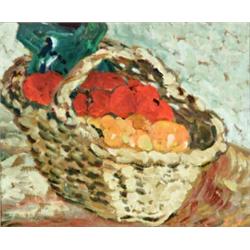 Louis Valtat (French 1869-1952) Panier Signed L.V. l.r. Oil on panel 12-3...