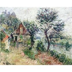 Gustave Loiseau (French 1865-1935) Beynac en Dordogne Signed G. Loiseau l.l.<br...