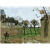 Image 1 : Pierre-Eugene Montezin (French 1874-1946) Two Figures Walking in the Countryside<b...