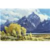 Image 1 : Conrad Schwiering (American 1916-1986) Colorado Aspens Signed Schwiering (c) l....