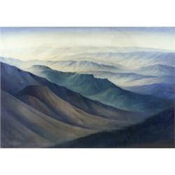 Carlos Romero Orozco (Mexican 1898-1984) Paisaje Signed C. Orozco Romero l.l.<b...