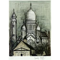 Bernard Buffet (French b. 1928) Le Sacre-Coeur (Sorlier 64) Lithograph in color...