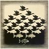 Image 1 : Maurits Cornelius Escher (Dutch 1898-1972) Sky and Water I (Escher/Locher 92) W...