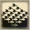 Image 1 : Maurits Cornelius Escher (Dutch 1898-1972) Sky and Water I (Escher/Locher 92) W...